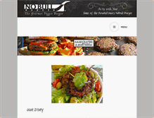 Tablet Screenshot of nobullburger.com